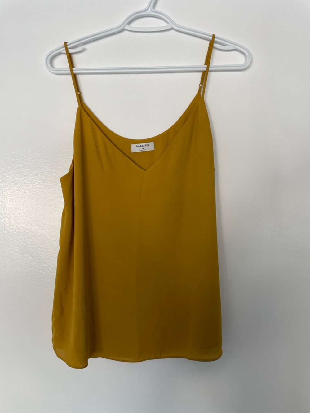 Babaton Mustard V-Neck Camisole